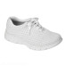 Chaussure médicale blanche à lacet - Style tennis sans couture, Tailles 35 à 46 V 2790