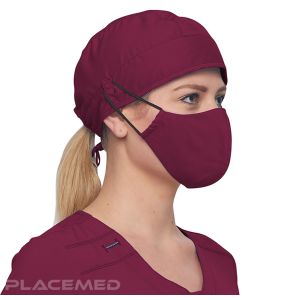 Cherokee Brand Adjustable Hospital Calot - Burgundy Color