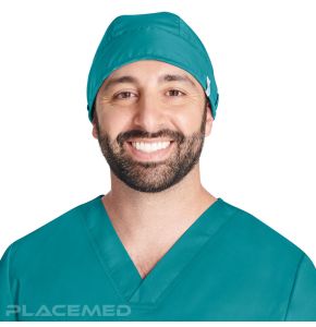 Cherokee Brand Adjustable Surgeon Calot - Teal Blue