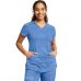 Tunique Cherokee À Col En V Pour Femme Douce Bien Ajustée Avec Maille Respirante Fentes Latérales Détails En Tricot Et Ourlet Type Shirttail V 10390