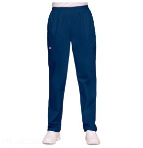 Pantalon Médical Cargo Taille Élastiquéé Entrejambes Fuselées Montée Naturelle 4 Poches Conçu En Polyester Et Popeline De Coton Marque Cherokee
