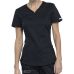 Tunique Cherokee À Col En V Pour Femme Douce Bien Ajustée Avec Maille Respirante Fentes Latérales Détails En Tricot Et Ourlet Type Shirttail V 10388