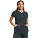 Tunique Cherokee À Col En V Pour Femme Douce Bien Ajustée Avec Maille Respirante Fentes Latérales Détails En Tricot Et Ourlet Type Shirttail V 10425