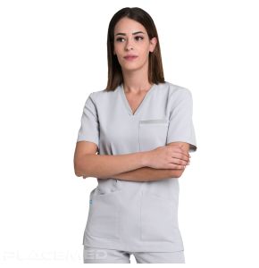 Unisex Nurse Tunic Creyconfe BELFAST - Short Sleeves V-neck