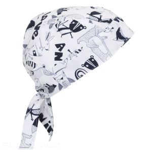 Antibacterial and Stain-Resistant Medical Cap in Microfiber - Creyconfe Unisex Palermo Love