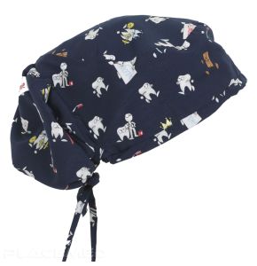 Comfortable, Breathable, and Hygienic Surgeon Cap - Creyconfé Pista Smile - 100% Polyester
