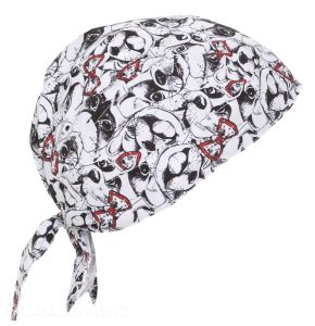 Surgical Cap Water-Repellent Anti-Stain and Antibacterial Finish - Creyconfé Palermo Doggie