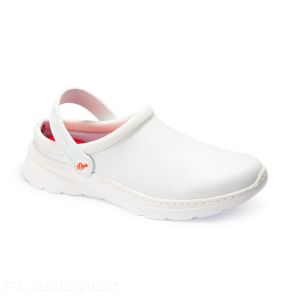Dian Javea Ultra Lightweight Comfortable Antistatic Non-Slip Hospital Clogs in Breathable Microfiber - Straight Shape