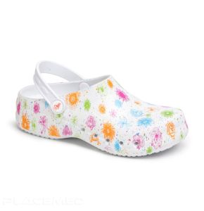 Women's Medical Clogs Antibacterial Non-Slip Breathable EVA Latex-Free Monobloc Machine Washable - Dian EVA Stamped