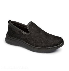 Dian Marsella Tex Work Shoe - Shiny Black