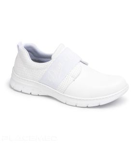 Chaussure à élastique Dian Siena Lisse - Blanc