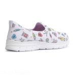 Chaussure à enfiler Dian Valencia Plus - Blanc Estampé