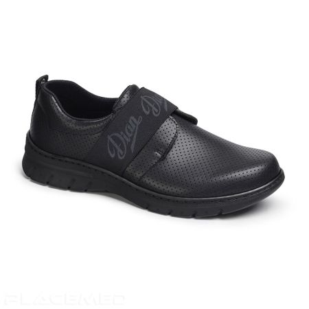Dian Blucher Perforated Shoe - Black Dian Blucher Perforated Shoe - Black
