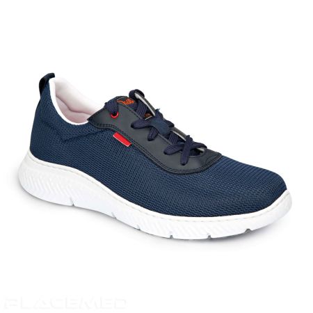Dian Seul Work Tennis Shoe - Navy Blue Dian Seul Work Tennis Shoe - Navy Blue