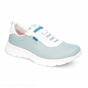 Dian Alicante Elastic Lace Tennis Shoe - Sky Blue