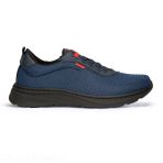 Dian Alicante Elastic Lace Tennis Shoe - Navy Blue