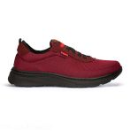 Dian Alicante Elastic Lace Tennis Shoe - Burgundy