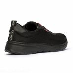 Dian Alicante Elastic Lace Tennis Shoe - Black