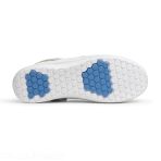 Dian Mar Microfiber Clog - White/Sky Blue