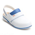 Sabot en microfibre Dian Mar - Blanc/Bleu