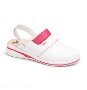 Nurse Crocs Non-Slip Breathable Microfiber with Wedge Heel and Foldable Strap - Dian Mar