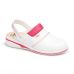 Nurse Crocs Non-Slip Breathable Microfiber with Wedge Heel and Foldable Strap - Dian Mar V 5932