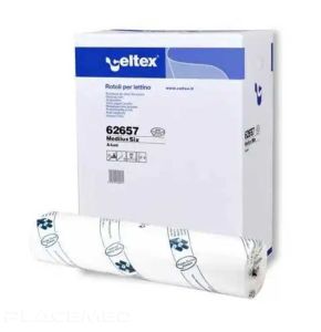 Medilux Six Waffle Examination Sheet 60x38cm 2-ply 132 FTS - Pack of 9 Rolls