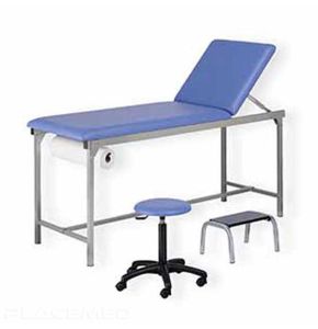 Ensemble Ecomax Tahiti : Table d'Examen, Marchepied et Tabouret Prisca - Ergonomie et Fiabilité