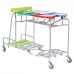 Trolley For Dirty Laundry Bags With Waste Collector Pedal Lids Without Portfolio Bags V 10438