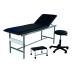 Holtex Medical Office Kit INOX: Couch, Stool, Step Stool - Black