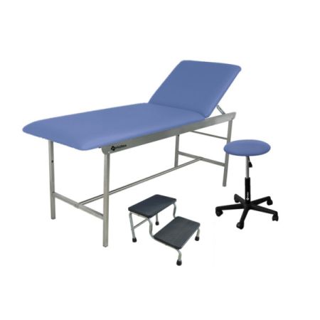 Holtex Medical Office Kit INOX Lavender: Couch, Stool, 2-Step Stool