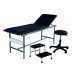 Examination Couch, Stool and Step Stool Kit in BLACK STAINLESS STEEL - Holtex for Professionals