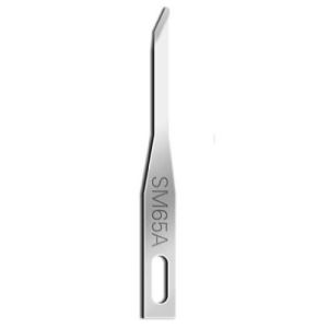 Sterile Fine Surgical Blade - Model SM65A for Swann Morton SF Scalpel - Box of 25