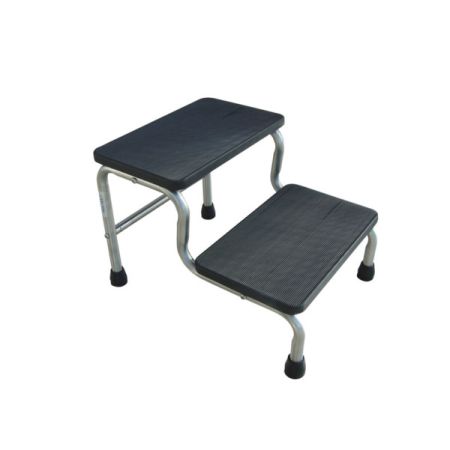 Holtex Stainless Steel Medical Step Stool, 2 Steps