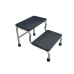 Holtex Stainless Steel Medical Step Stool, 2 Steps