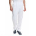 Medical Unisex Pants - Elastic Waist - Alsico - White Color - Size 00 to 7 V 2782