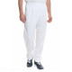 Unisex Medical Pants - Elasticated at the waist - Alsico - White Color - Size 1 V 2783
