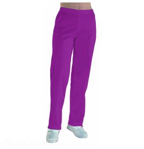 Pantalon Médical Femme SANTANDER Fuchsia en Microfibre - Tailles XS à XXL