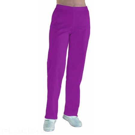 Women's Medical Trousers SANTANDER Fuchsia in Microfiber - Sizes 1/M