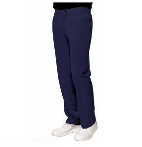 Men's Medical Pants Santiago Microfiber - Navy Blue - Sizes XS to XXL