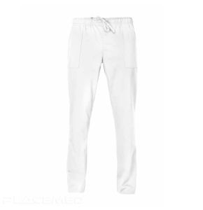 Medical Trousers - Unisex Garment - RODI - White Color - Sizes XS to XXXL