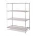 Modular Chrome Steel Wire Shelving - 4 Shelves V 5761