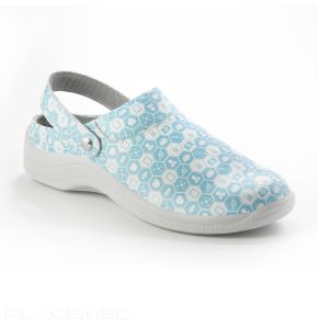 Codeor Nizzac Hospitalier Clog - Blue Sublimated