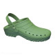 Autoclavable Medical Clogs with Non-slip Sole, Green Color - Size 39-40 V 2910