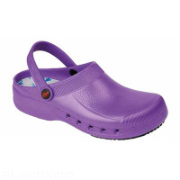 Lightweight EVA Medical Clogs - One-Piece, Anatomical - Purple - Sizes 35 to 46