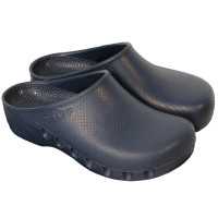 MEDIPLOGS Perforated Dark Blue Clogs - Comfort and Safety for Professionals
