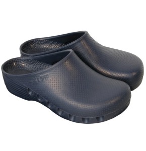 MEDIPLOGS Perforated Dark Blue Clogs - Comfort and Safety for Professionals