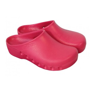 MEDIPLOGS Perforated Fuchsia Clogs - Comfort and Safety for Healthcare Professionals