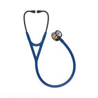Stéthoscope Littmann 3M Cardiologie IV - Bleu Marine Ed Rainbow Brillant