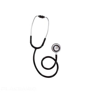 Spengler Dual Pulse II Adult Stethoscope - Chrome Black Model